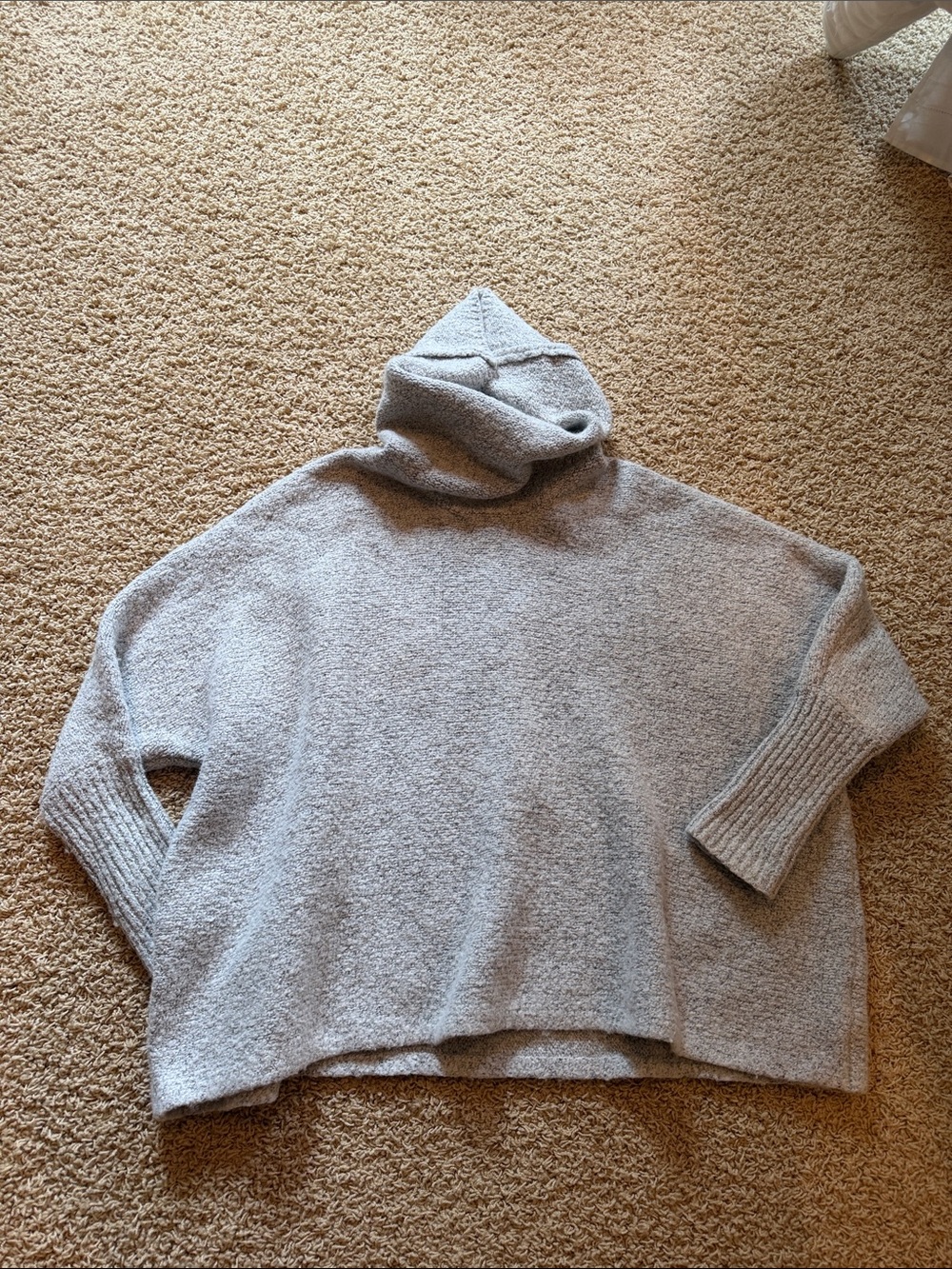 Jessica Simpson Light Gray Cowl Neck Sweater